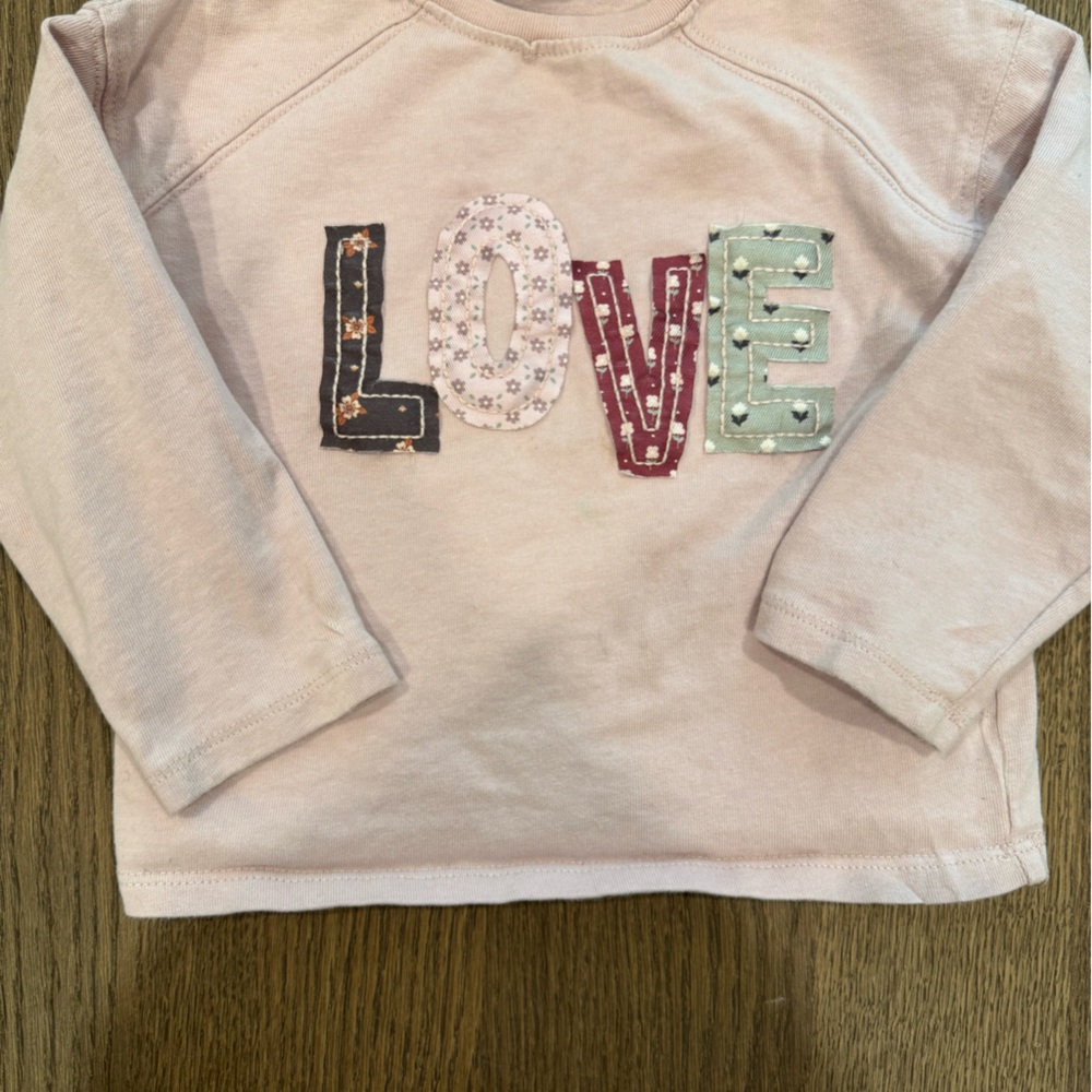 Zara Kids Pink LOVE Shirt